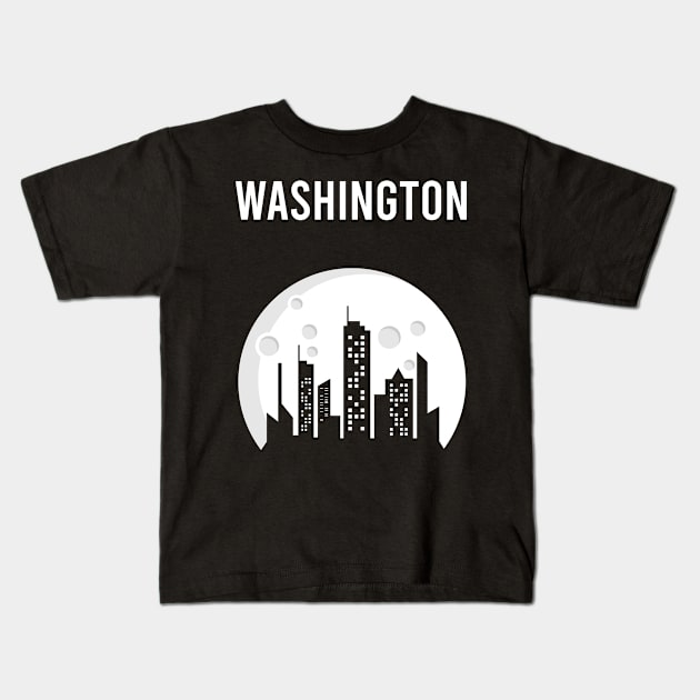 Washington Kids T-Shirt by symptomovertake